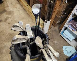 #10	Ping Golf Club set with bag and balls and extras	 $45.00 
