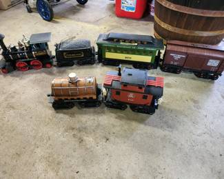 #36	Vintage Jim Beam Train Decanter Train set (empty) 6 total cars	 $100.00 

