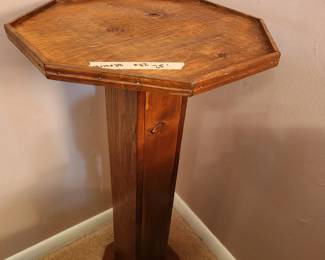 #82	Wooden plant stand 19x19x38	 $25.00 
