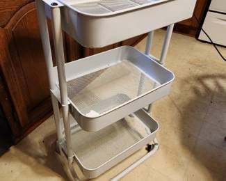 #72	Metal Rolling Organizer 3 Shelf - 17x11x30	 $20.00 
