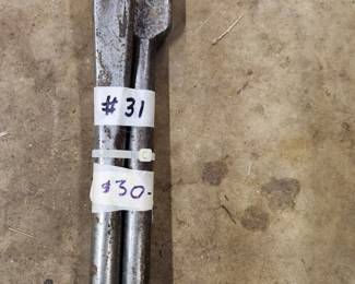 #31	 Set of 2 Tire Iron 3 feet long KEN-Tool 34645	 $30.00 
