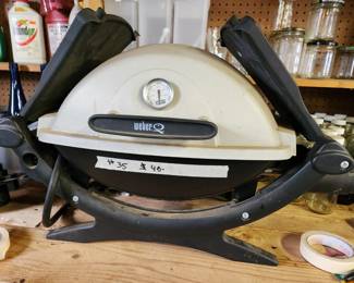 #35	Weber portable Gas Grill	 $40.00 
