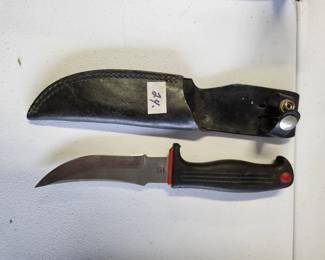 #52	Fixed blade Knife 5" blade with Sheath Kershaw 	 $24.00 
