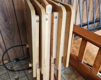 #115	TV 4 trays and stand holder	 $20.00 
