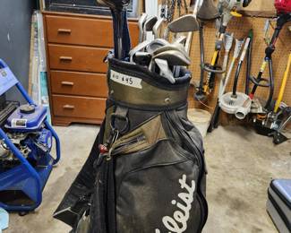 #10	Ping Golf Club set with bag and balls and extras	 $45.00 
