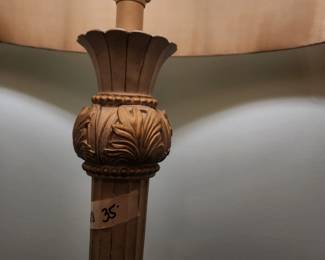 #98	Tan floor lamp 63"	 $35.00 
