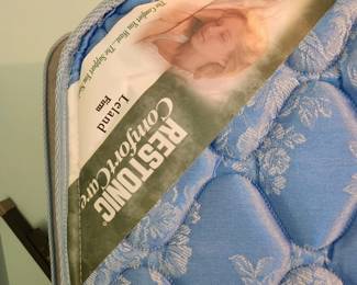 #99	Twin Mattress and box spring with headboard and frame	 $50.00 
