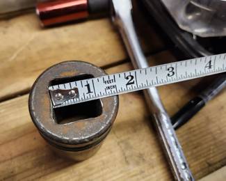 #12 and #13	Set of 22, 1 inch large impact sockets 	 $60.00 
