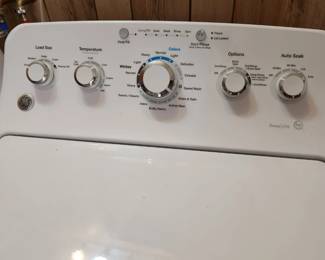 #117	GE Washer 3.6 CU FT washer with agitator And GE Electric Dryer 7.0 CU FT tested	 $200.00 
