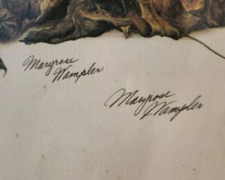 #100	"Piedmont Azalea" Print Signed Maryrose Wampler	 $25.00 
