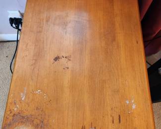 #84	Mid-Century end table one drawer (damage to finish on top) for project 19x26x23	 $25.00 
