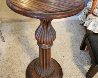 #102	Solid Oak pedestal 12x24	 $20.00 
