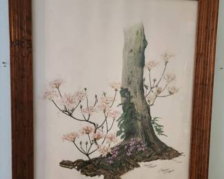 #100	"Piedmont Azalea" Print Signed Maryrose Wampler	 $25.00 
