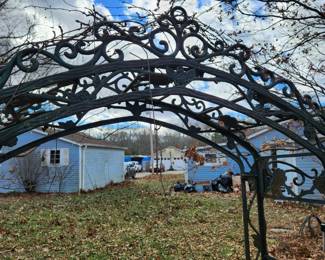 #119	Metal Arbor 48x18x84	 $150.00 
