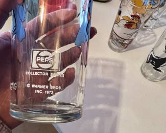 1973 Pepsi Looney Tunes Collectible Glasses