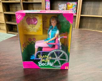 1996 Share a Smile Becky - Friend of Barbie Doll