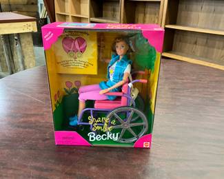 1996 Share a Smile Becky - Barbie Doll