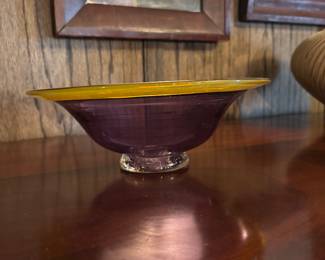 Several pieces of art glass