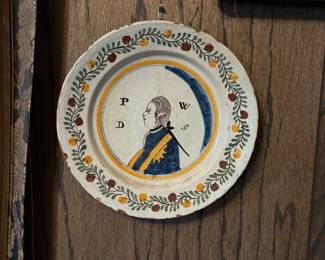 Delft polychrome charger Prince William 
