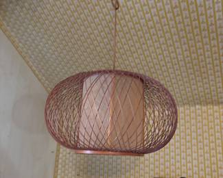 Hikari woven pendant lamp