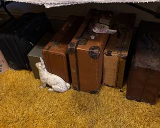 Very old suitcases! 