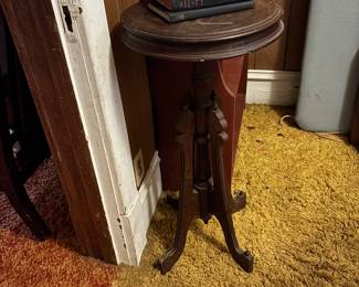 Several Victorian candle stands and occasional tables! 