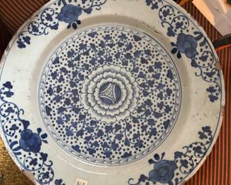 1600’s polychrome Delft platter