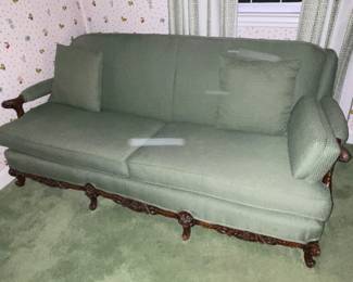 Green Upholstered Couch