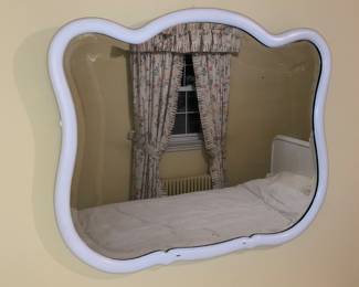 White Painted Mirror