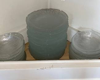 Lettuce Design Clear Dinnerware