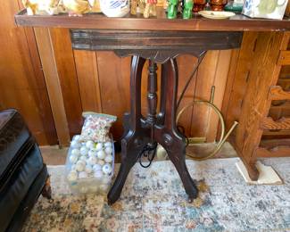 Carved Wooden Table