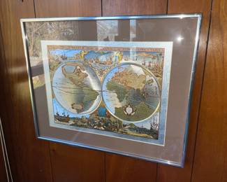 Framed Map