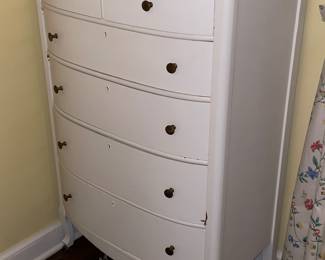 Tall White Dresser