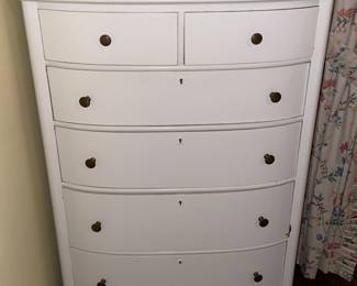 Tall White Dresser