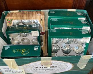 Boxed Glass Ornament Balls