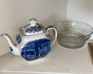 Blue & White Teapot