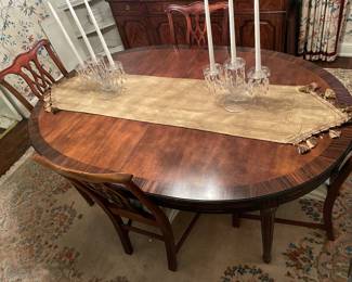 Dining Room Table W/ Chairs Set
