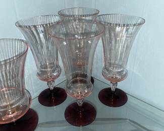 Pink Depression Glassware