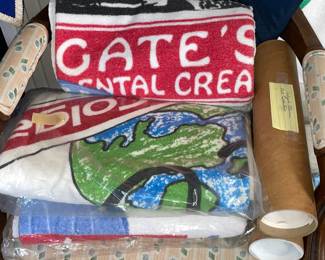 Vintage Colgate Advertising Towels