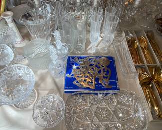 Crystal, China, Glassware, Etc.