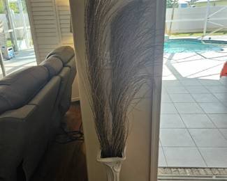 Art Deco floor vase $45