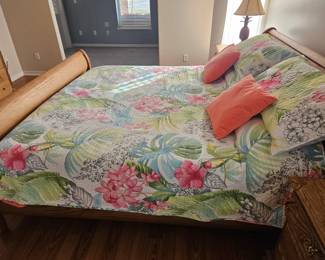 California King craftmatic adjustable bed, dual remotes.
With heat, and massage 
$950, sleigh bed head board, for board