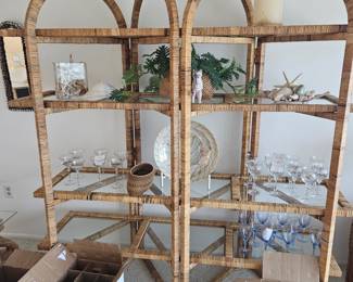 This is leftover from another estate sale. We did not bring it after all but here is the photo from it at the condo. It is now at my house off of Sarno. It is vintage 1960s, '70s. 
The price is $300.