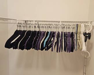 Velvet hangers 5 for $1.00