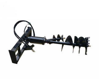 Unused Wolverine Skid Steer Auger with 12" & 18" bits
