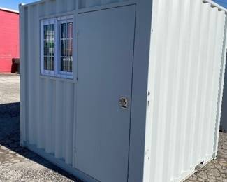 Unused 2024 9' Container Mobile Office Jobsite Storage