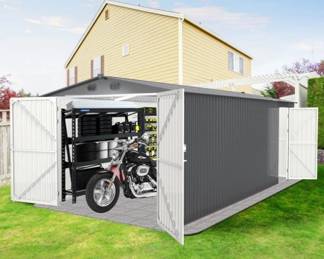 Unused Portable Metal Shed 10ft x 20Ft