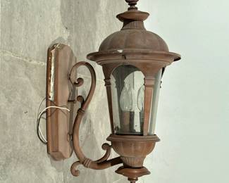 HAMPTON BAY OUTDOOR WALL SCONCE | h. 24 in (overall)
