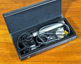 Sony Condenser Microphone | Sony Electret Condenser Microphone model ECM-77B in fitted case. -  l. 9 in (box)