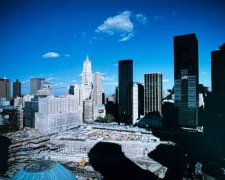 FRANK RITTER (American, 1946-2023) PHOTOGRAPH | Ground Zero, 9/11/2022. 16 x 19.5 in., sight - h. 21 x w. 31 in (frame)